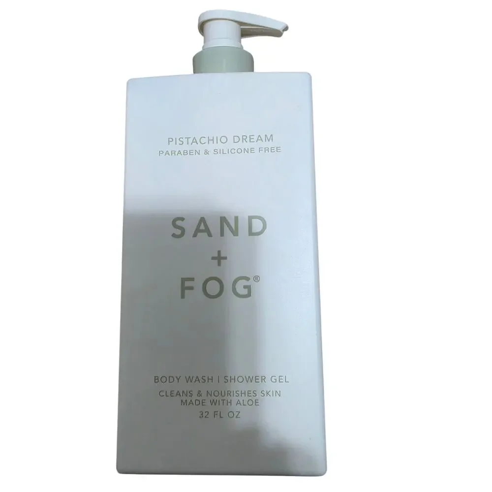 NEW Sand + Fog PISTACHIO DREAM Body Wash Shower Gel 32 oz.